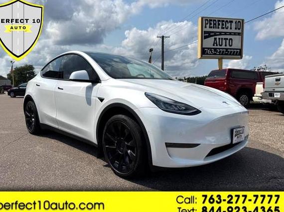 TESLA MODEL Y 2022 7SAYGDEE4NA017144 image